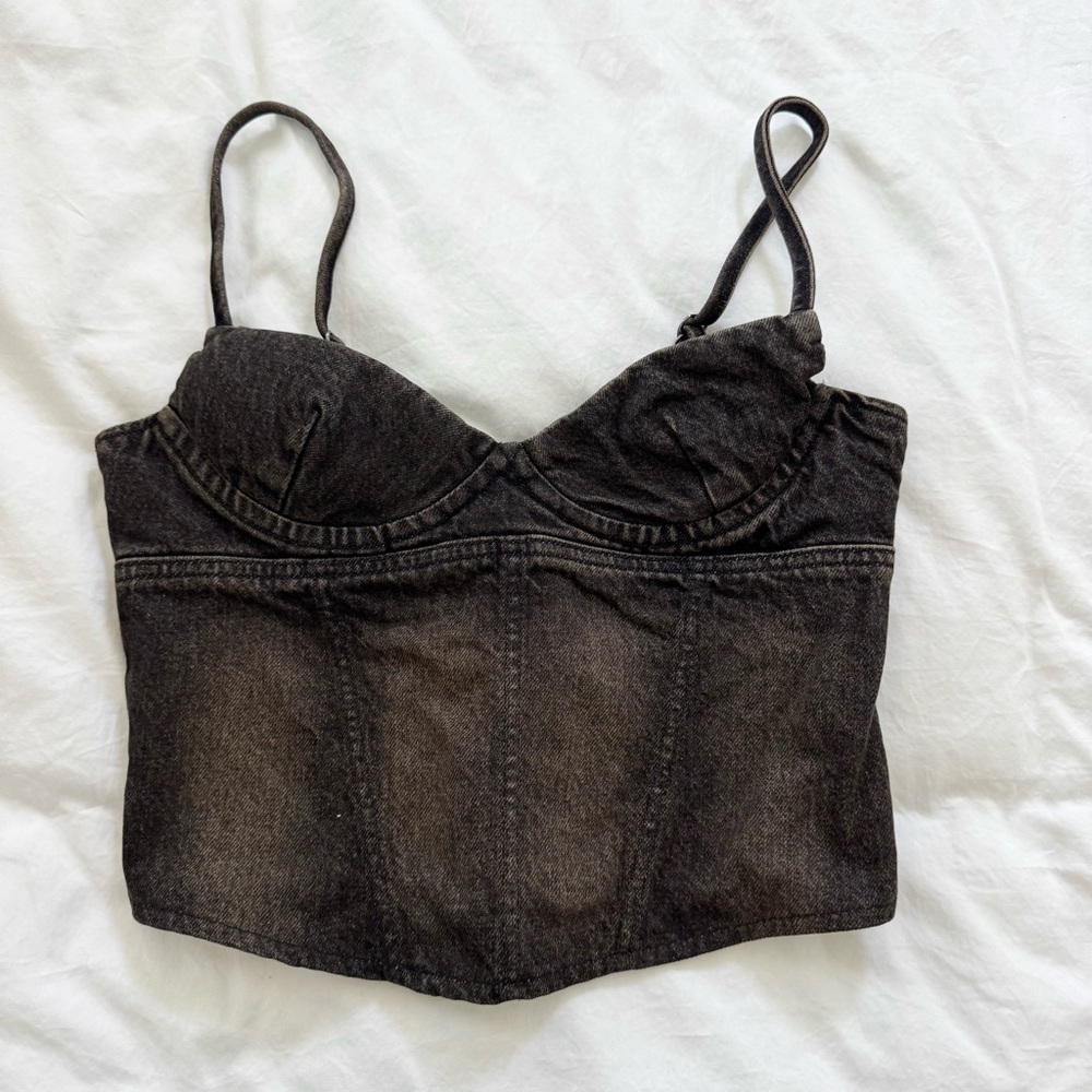 Miaou Denim Top
